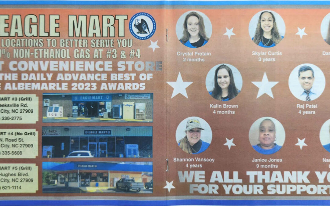 Eagle Mart Wins 2023 Best Convenience Store Third Year Running
